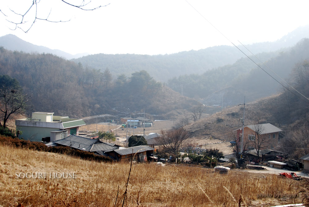 소구리하우스 신축공사 현장 솔고개마을 겨울풍경 