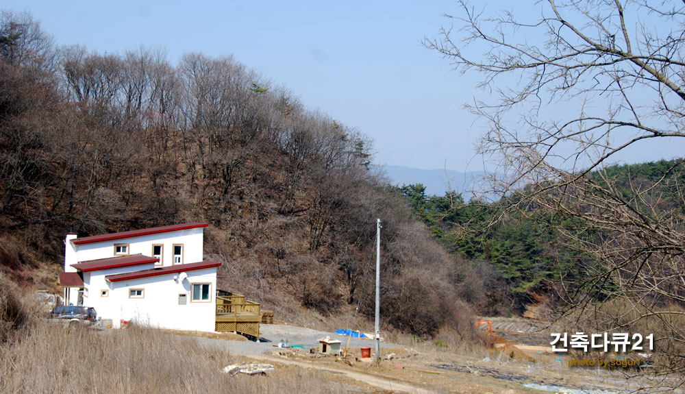 단양 ALC전원주택 신축공사 현장 전경 